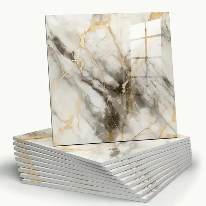 Imitation ceramic tiles marble wall stickers PVC waterproof