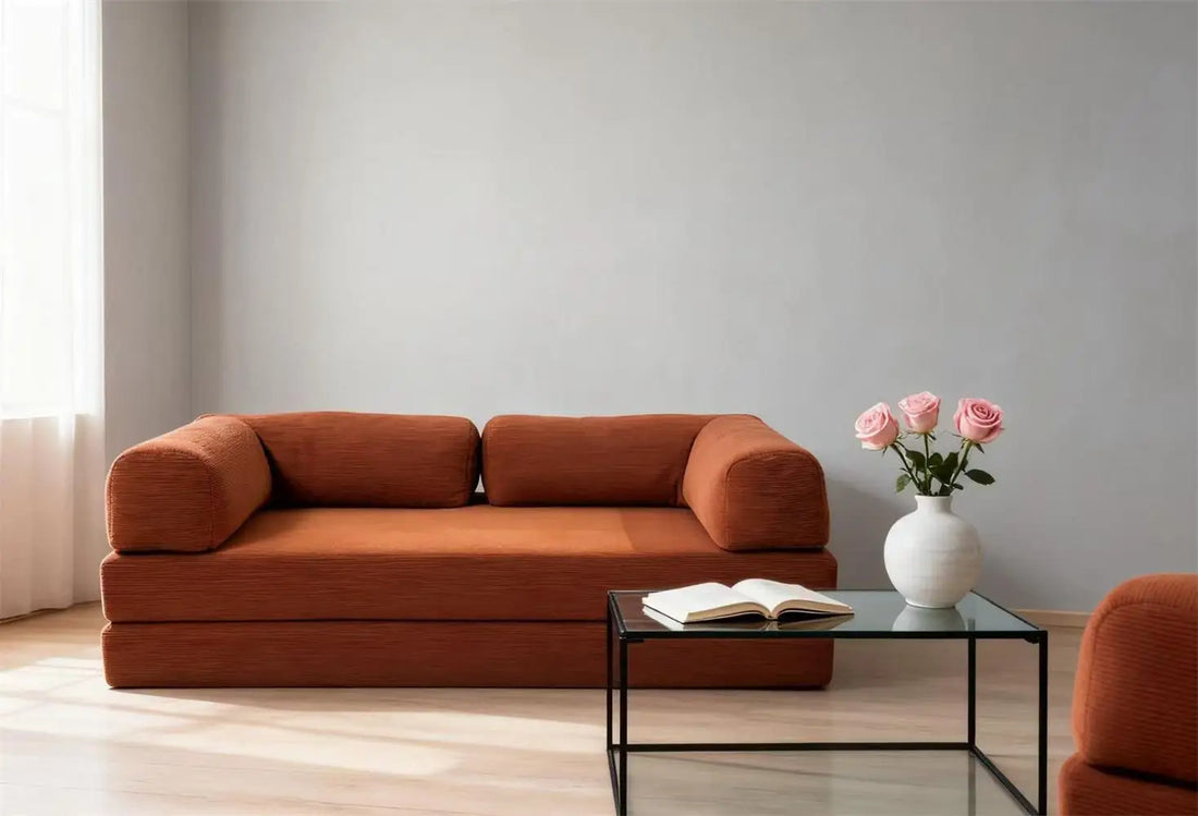 Modern high-density foam corner sofa bed