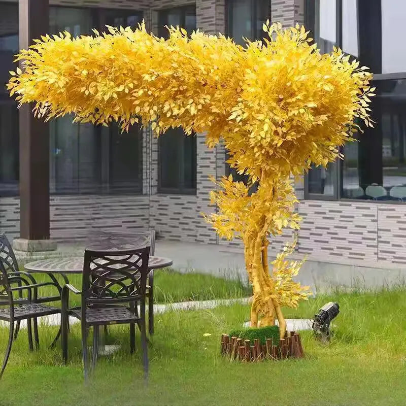 Artificial plants peach tree cherry tree