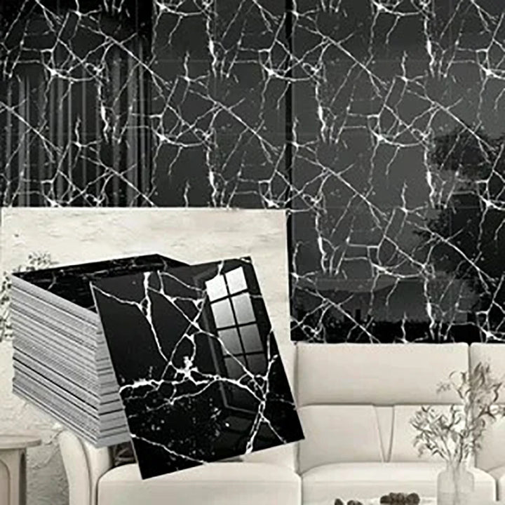 Imitation ceramic tiles marble wall stickers PVC waterproof