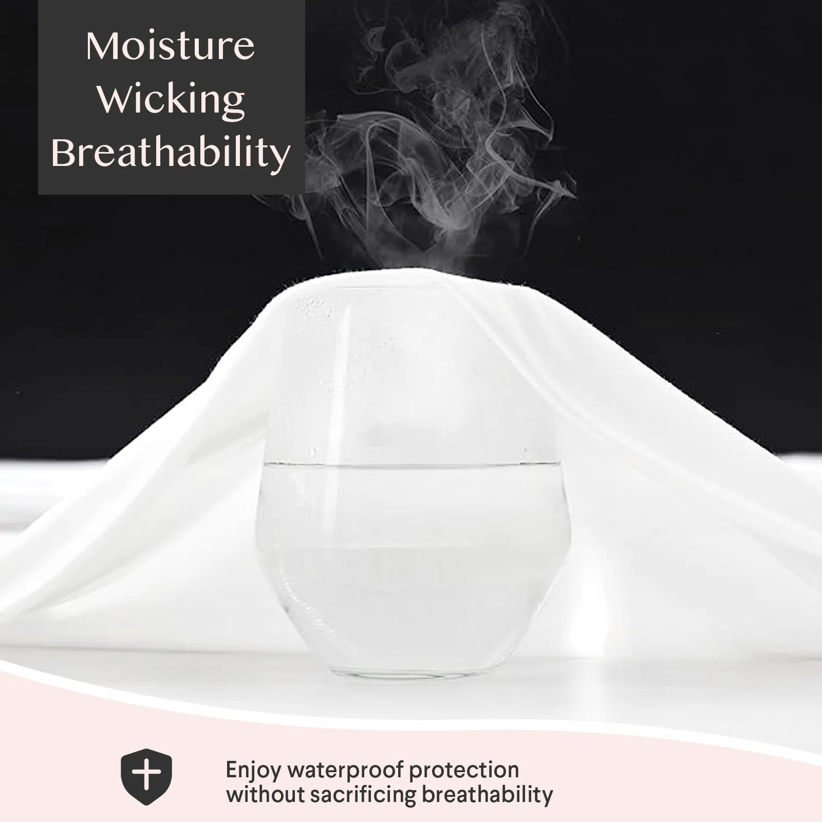 Pillow Protectors, 4 Pack of 100% Waterproof