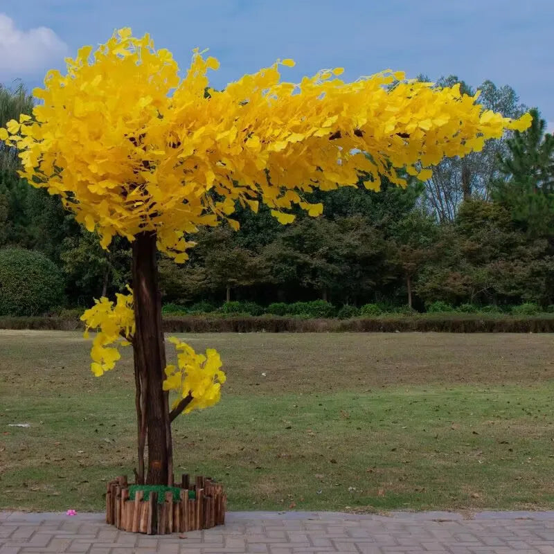 Artificial plants peach tree cherry tree