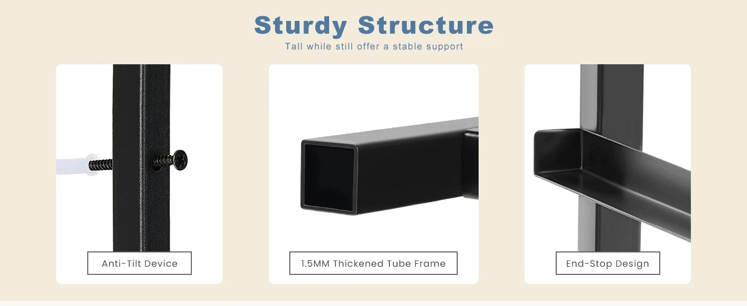 JHK Desser For Bedroom With 7 Fabric Drawers