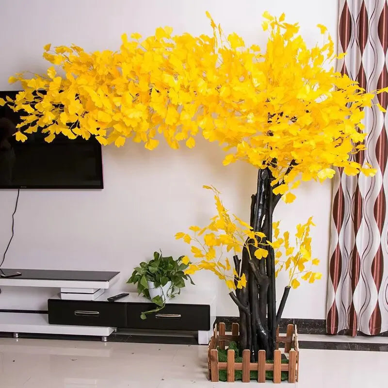 Artificial plants peach tree cherry tree