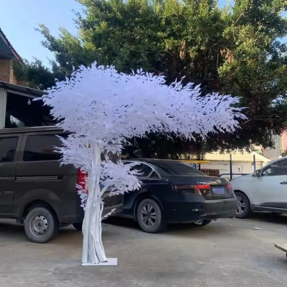 Artificial plants peach tree cherry tree