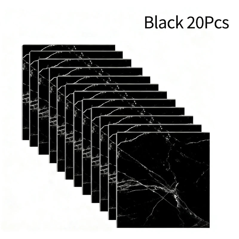 Imitation ceramic tiles marble wall stickers PVC waterproof