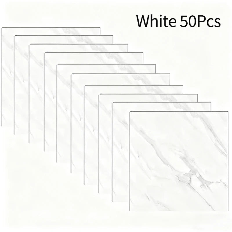 Imitation ceramic tiles marble wall stickers PVC waterproof