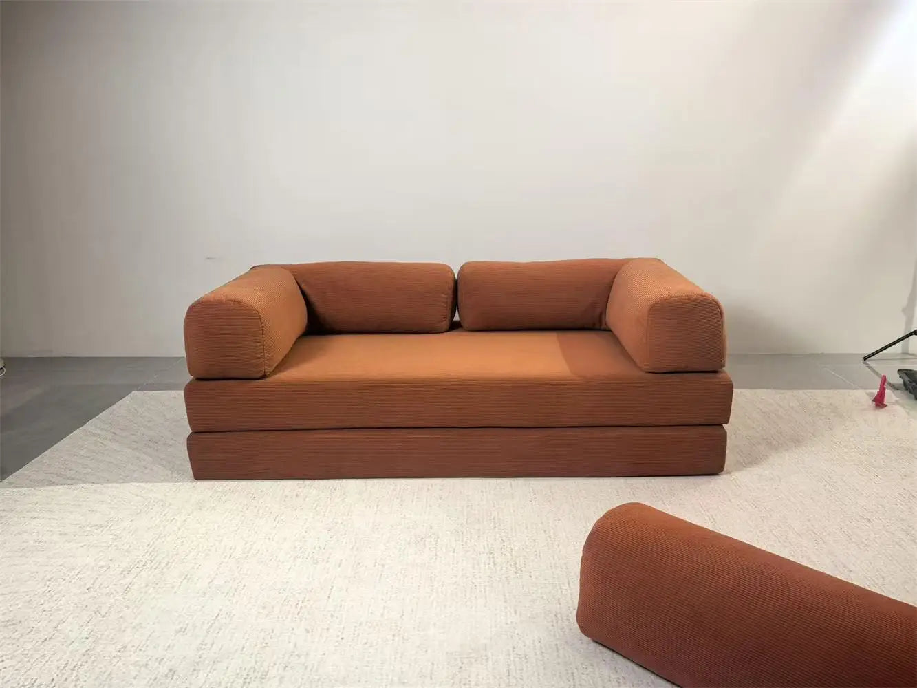 Modern high-density foam corner sofa bed