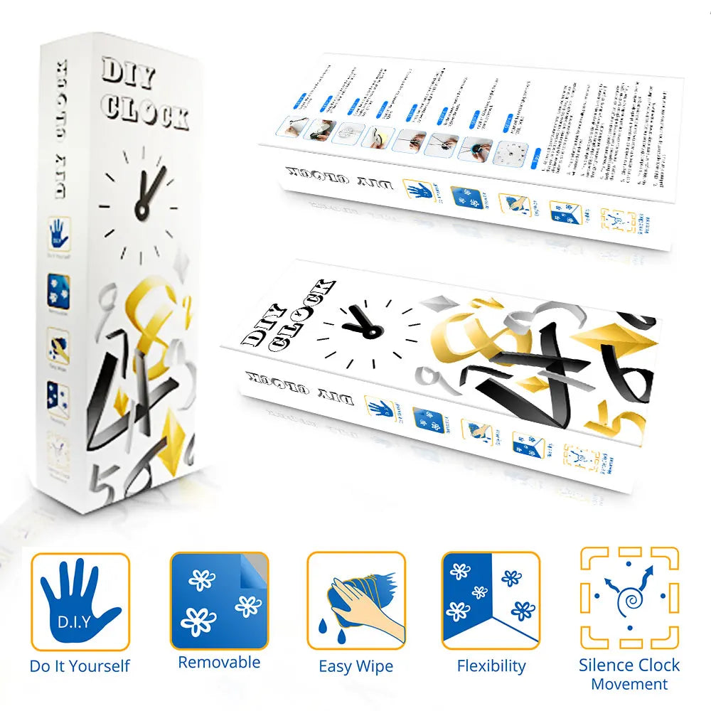 Dentist DIY Giant Wall Clock Dental Doctor Oversized Wall Clock