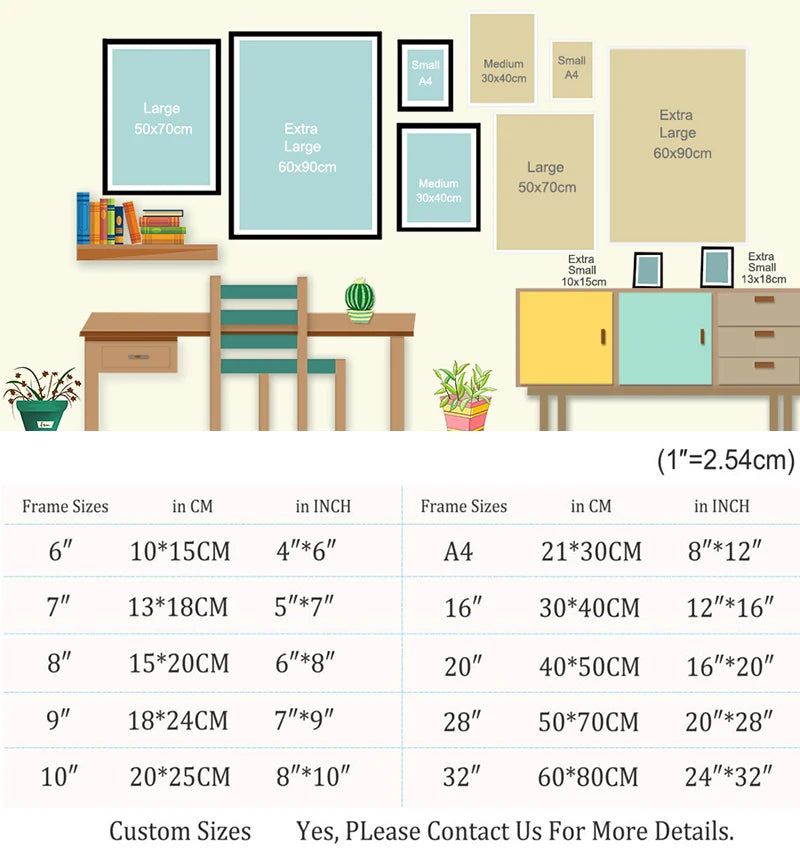 Wall Art with Your Photo Painting Decoration Picture for Living Room