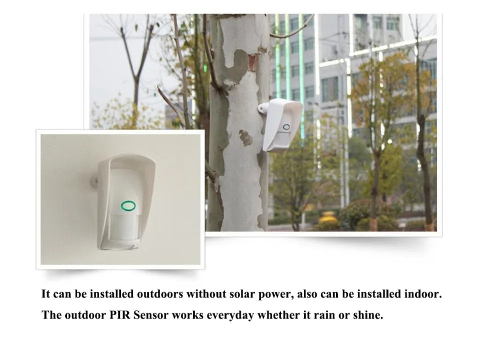 Outdoor Waterproof Wireless Animal Immune Infrared Detector