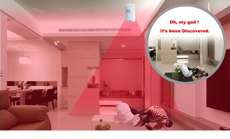 Outdoor Waterproof Wireless Animal Immune Infrared Detector