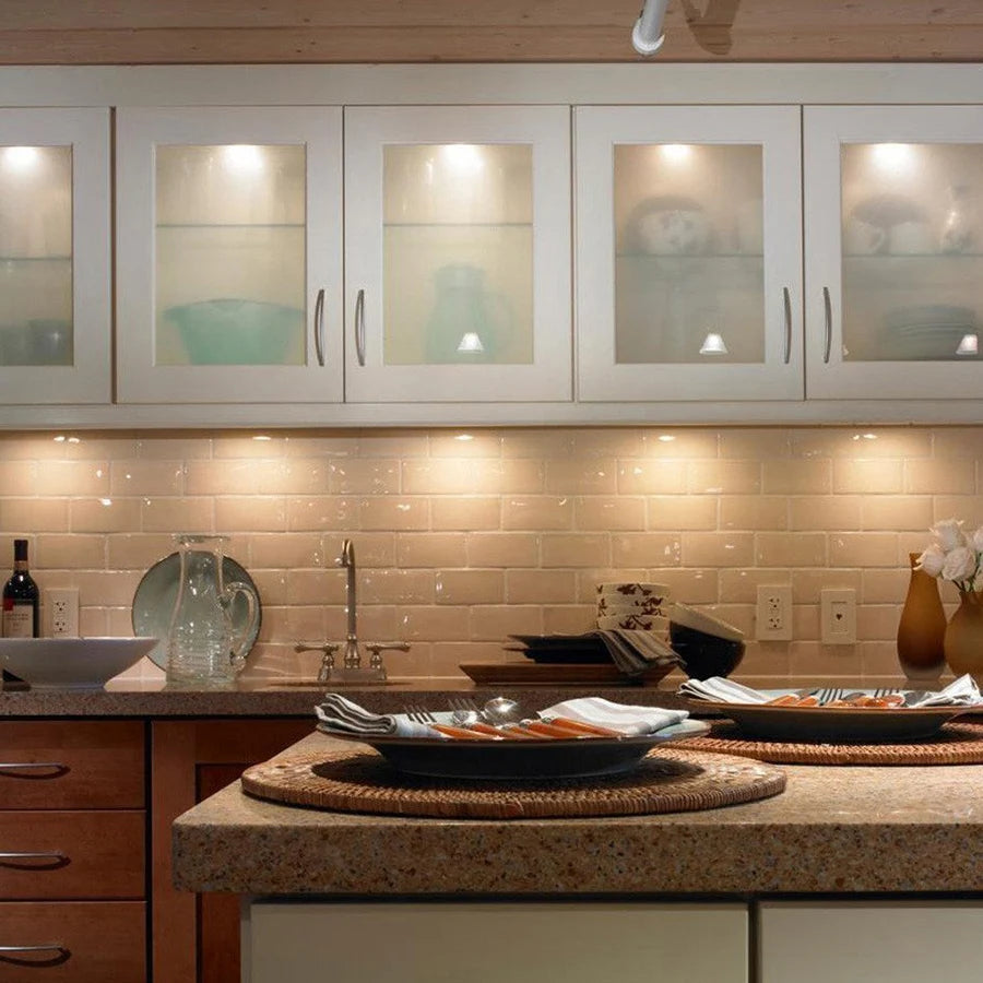 Tuya Zigbee 3.0 Smart LED Under Cabinet Lighting Dimmable Puck Lights Full