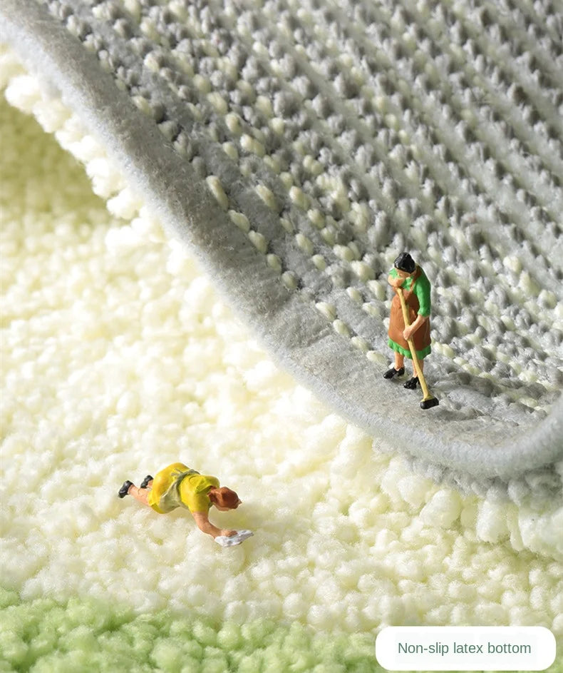 Frog and Bear Flocking Bath Mat Home Decoration Door Mat