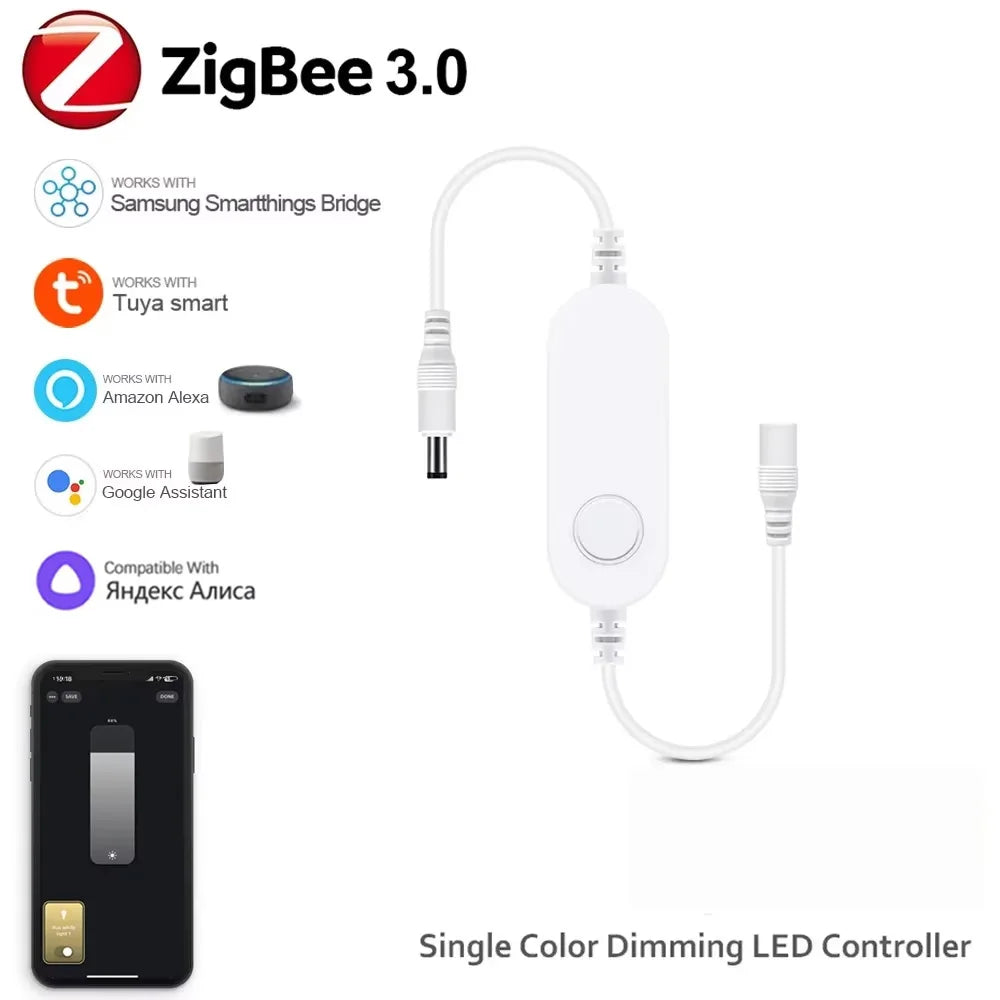 Tuya Zigbee 3.0 Smart LED Under Cabinet Lighting Dimmable Puck Lights Full