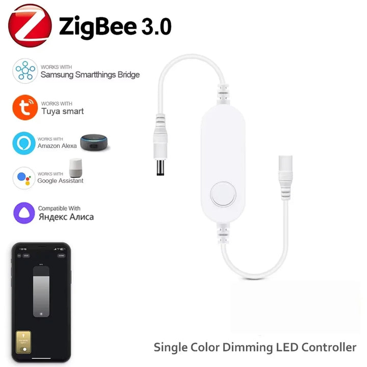 Tuya Zigbee 3.0 Smart LED Under Cabinet Lighting Dimmable Puck Lights Full