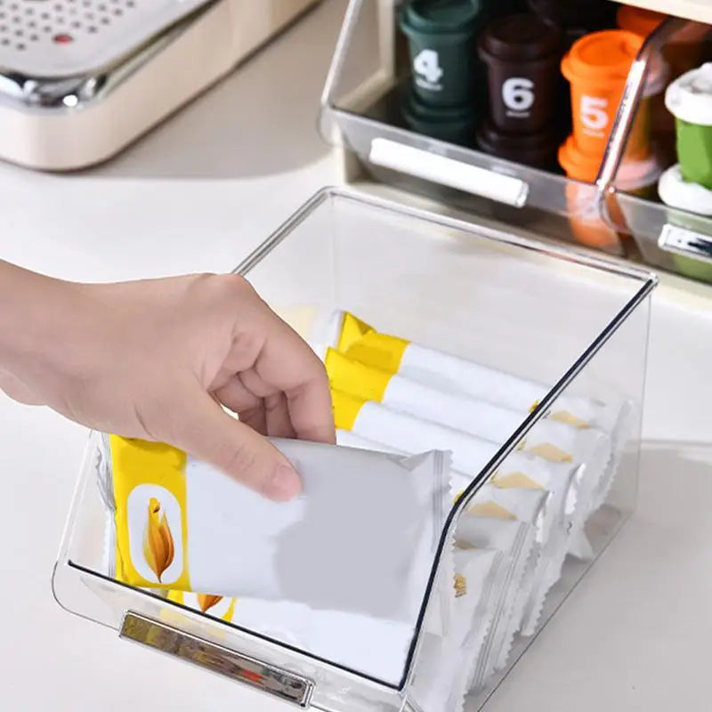 Desktop Tea Bag Organizer Large Capacity Tea Bag Holder Coffee Pod