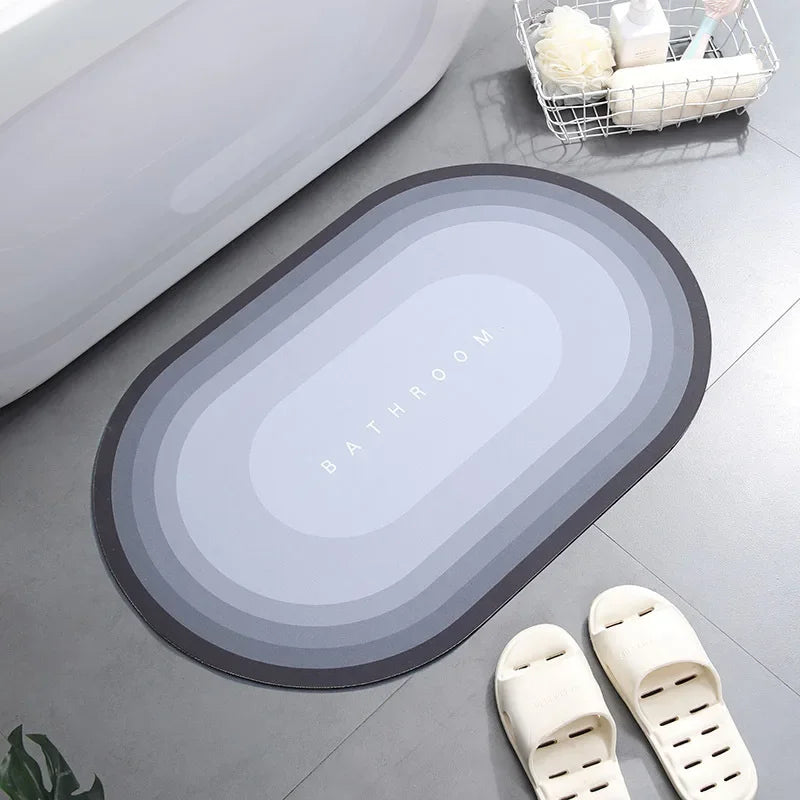 Bath Mat Super Absorbent Non Slip Bath Bathroom