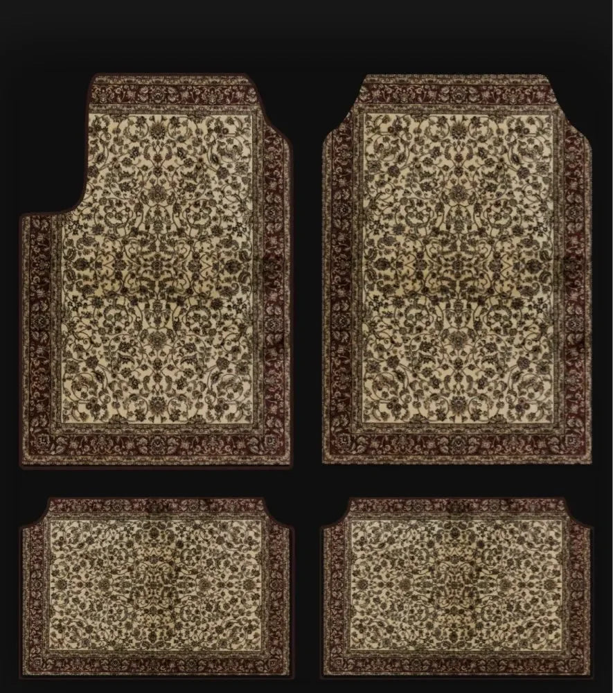 Set of Bohemian Style Floor Mat Universal Size Car Foot Mat