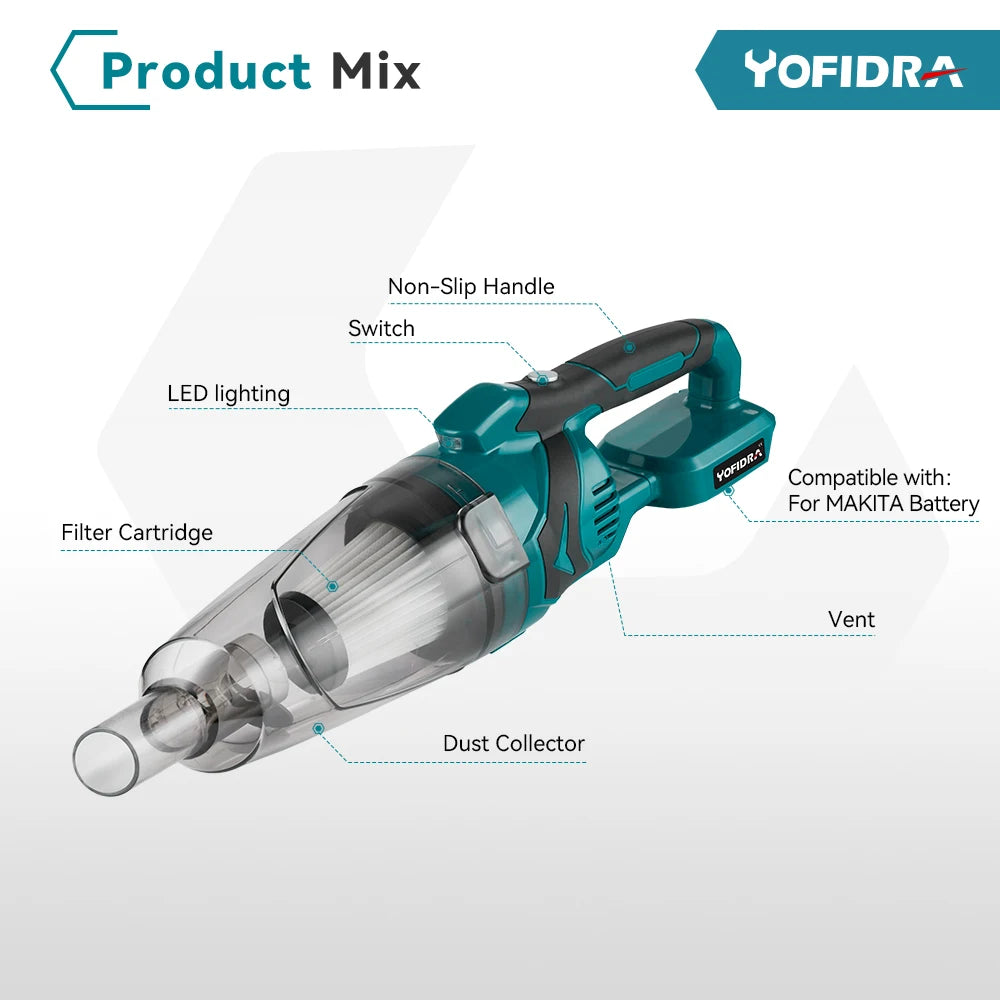 Electric Handheld Wireless Vacuum Cleaner Cordless Vacuum