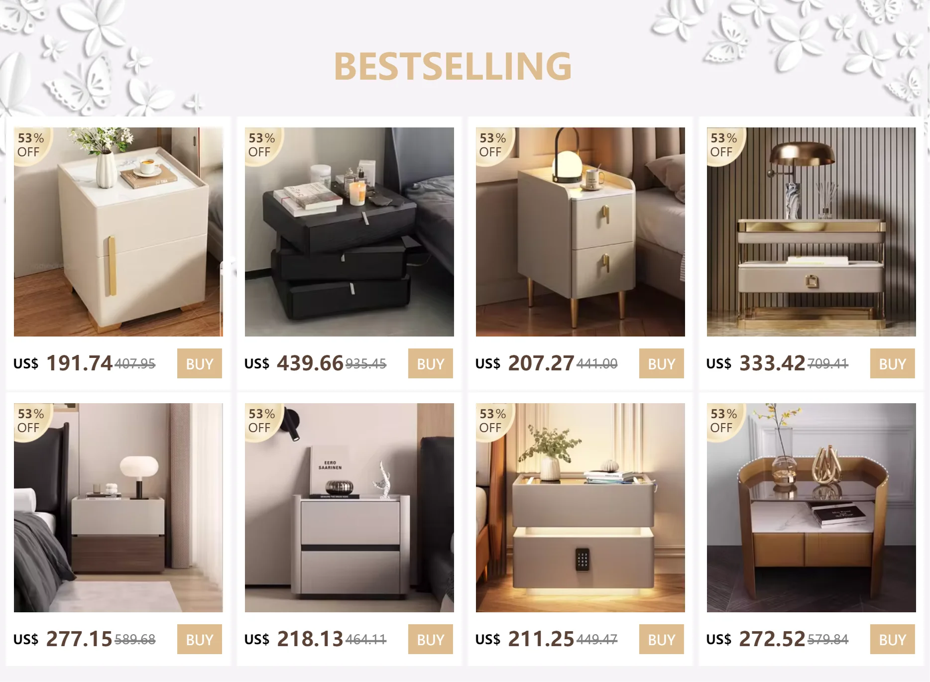 Buros Camera Nightstand Bedroom Furniture Nightstands Bedside Side Bed Tables Night Stand Mesinhas De Cabeceira Dressers Home