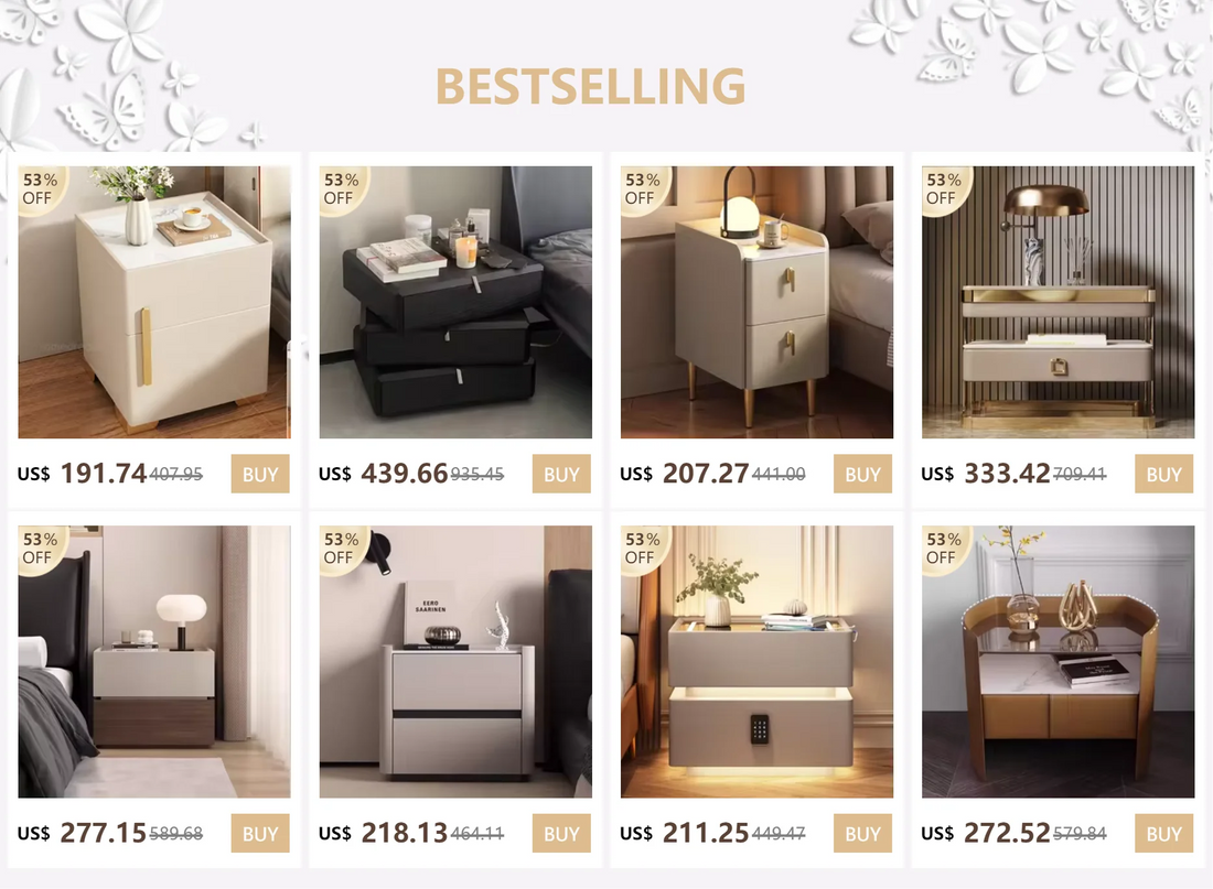 Buros Camera Nightstand Bedroom Furniture Nightstands Bedside Side Bed Tables Night Stand Mesinhas De Cabeceira Dressers Home