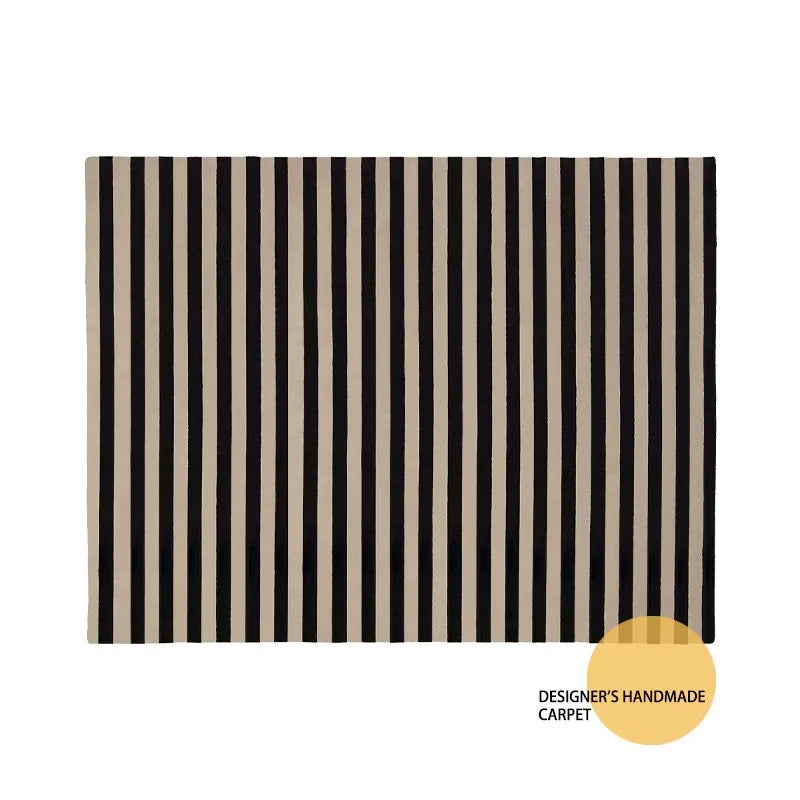 French Retro Rugs for Bedroom Checkerboard Living Room Decoration