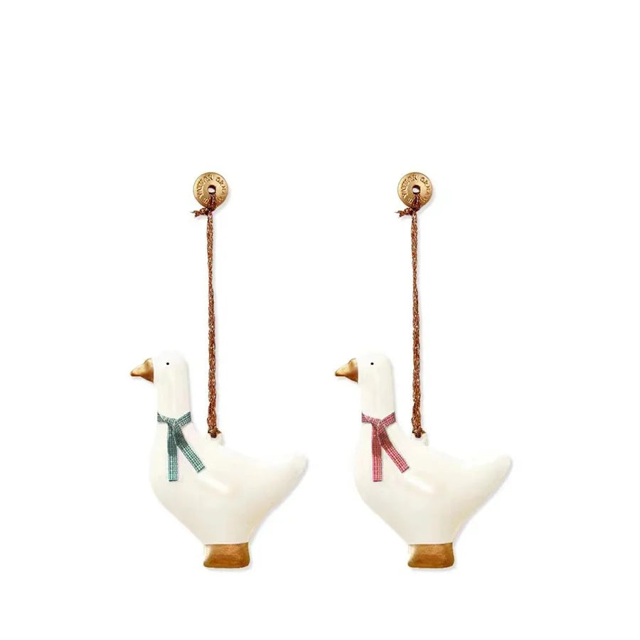 Metal Hand Painted Hanging Christmas Tree Decoration, Holiday Gift