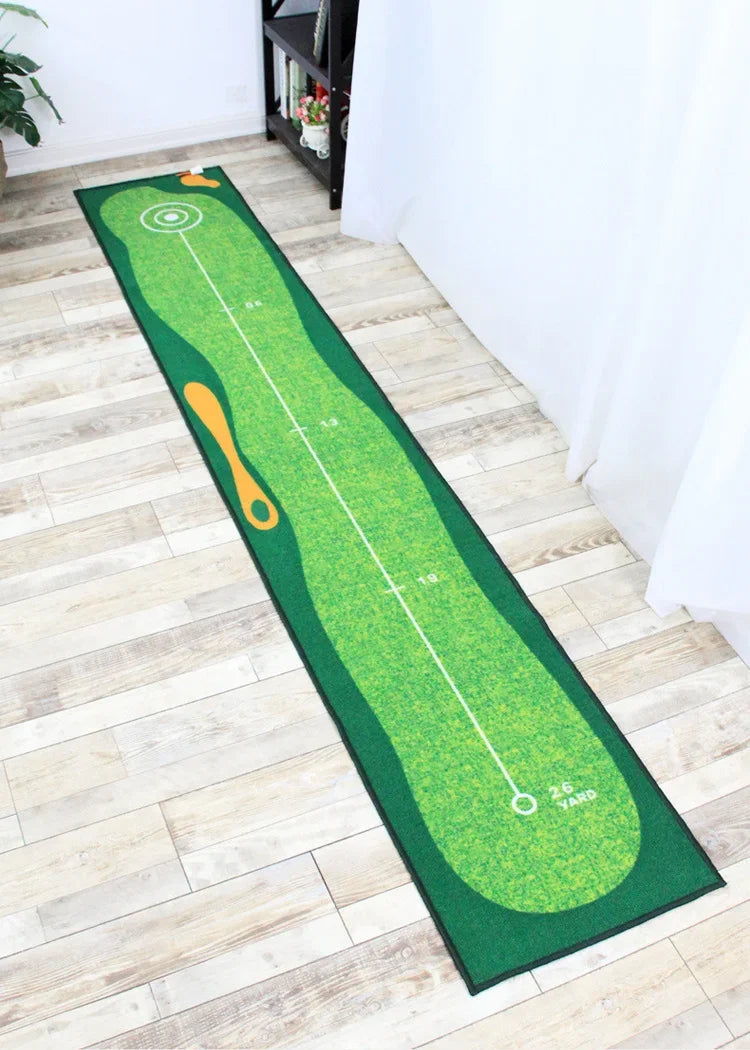Golf Carpet Putting Mat Indoor Outdoor Training Putting Practice