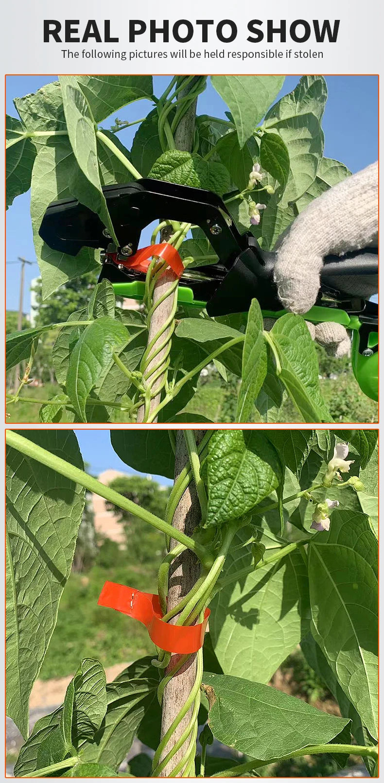 Onnfang Garden Hand Tying Machine Plant Lightweight Garden Tools