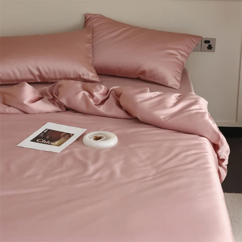 Mulberry Silk Bedding Set Luxury Natural 100% Silk Duvet Cover Set