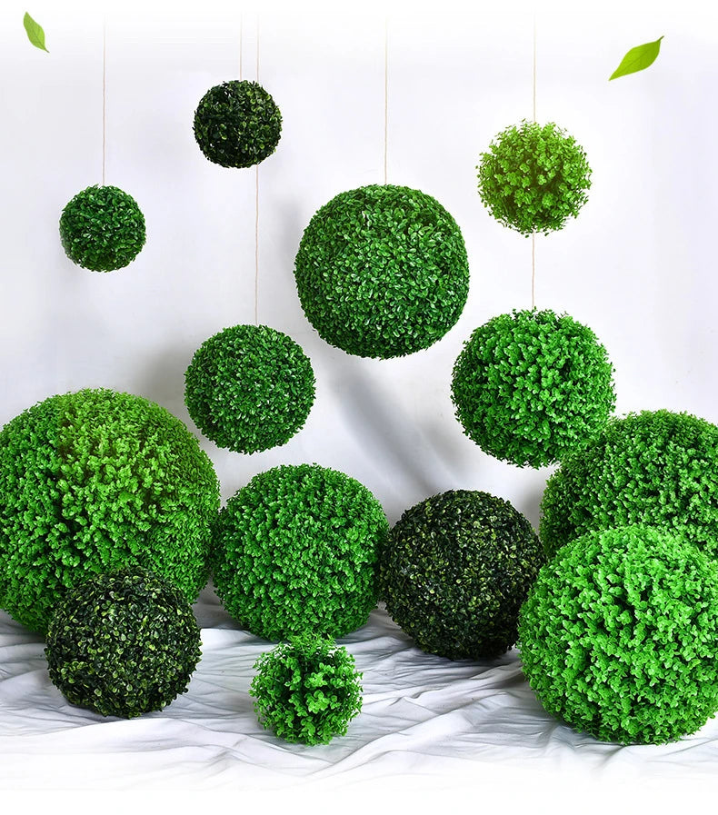 Indoor Or Outdoor Artificial Grass Dome Ball Plants