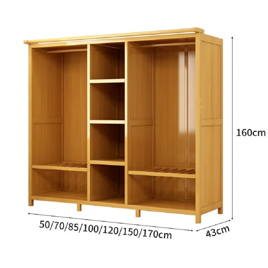 Simple wardrobe rental bedroom dustproof closet