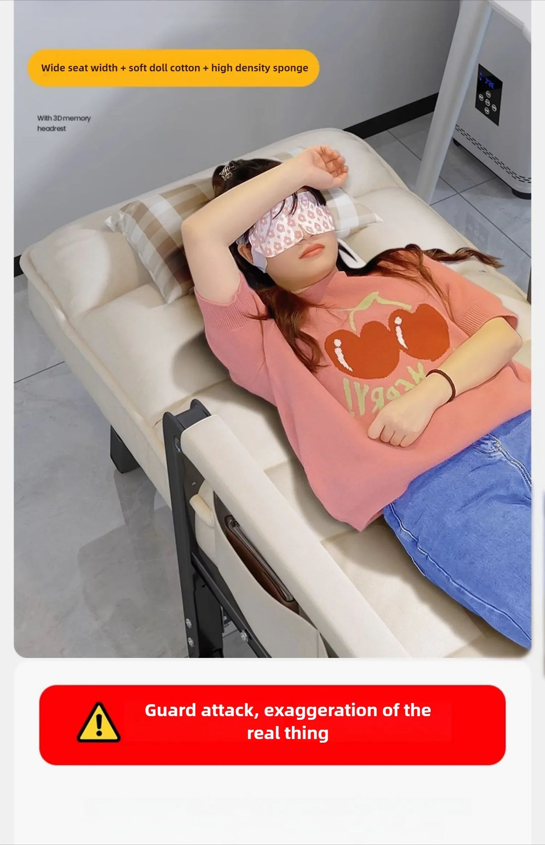 Reclining chair office lunch break folding chair