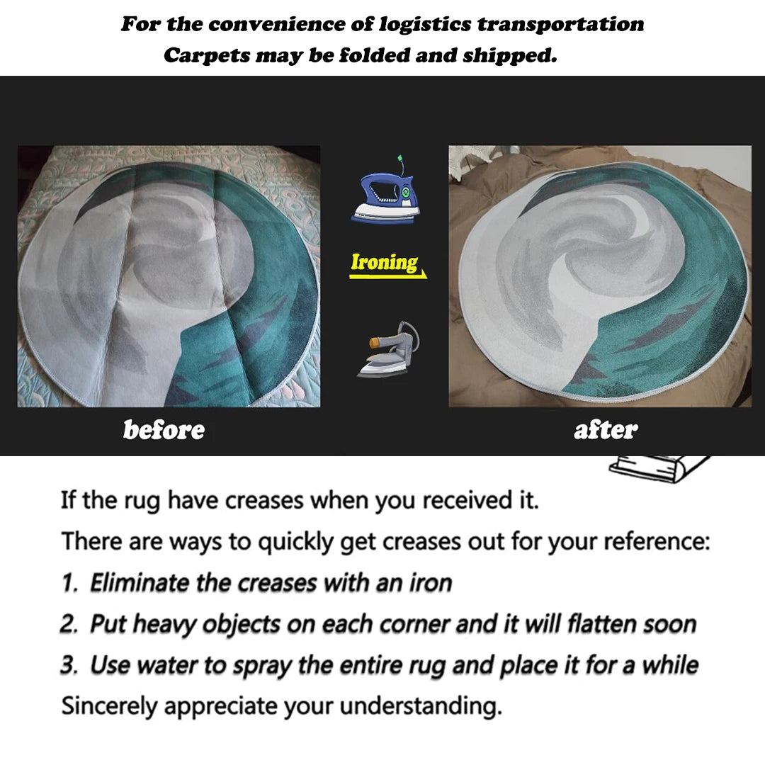 Modern Golden Luxury Carpet Large Living Room Decoration