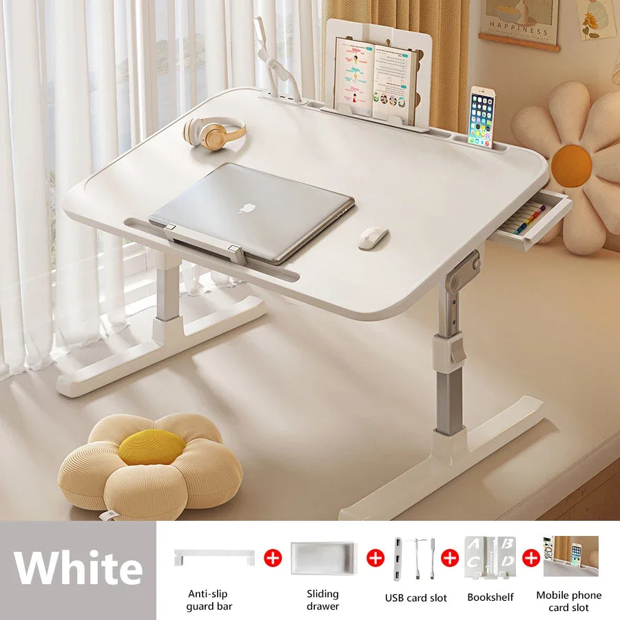 Laptop Desk Foldable Bed Table Adjustable Computer Desk