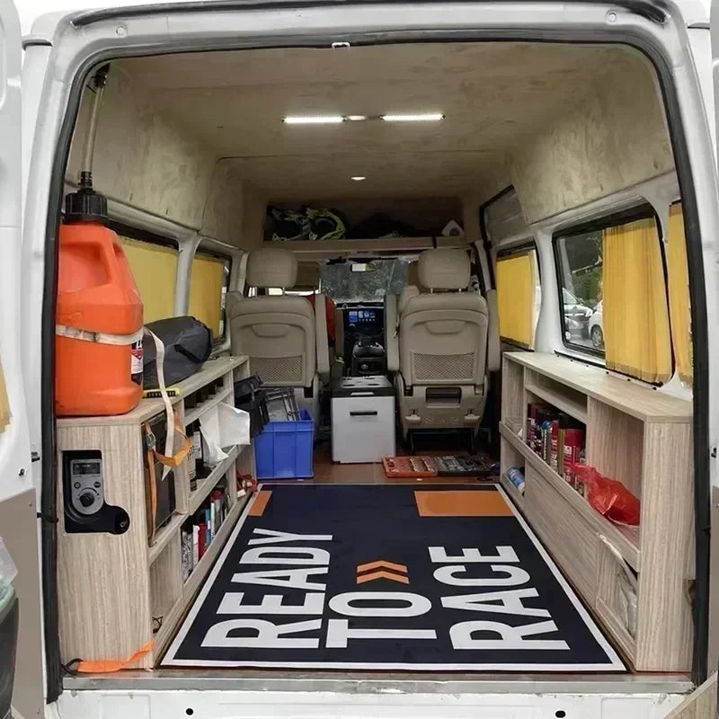 Cool Motorcycle Display Carpet Work Floor Garage Racing Moto