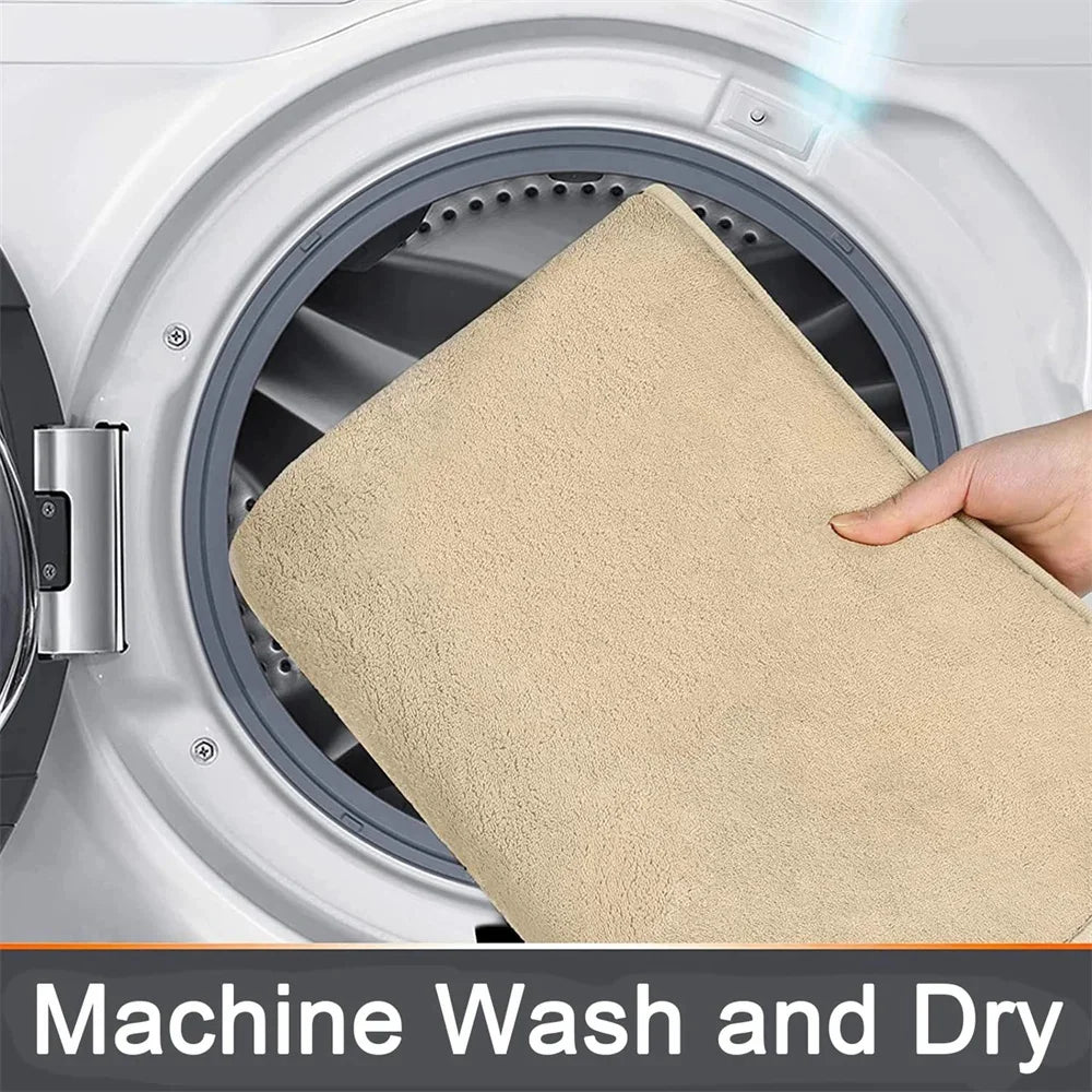 Homaxy Super Absorbent Bath Mat Memory Foam Carpet Non-Slip