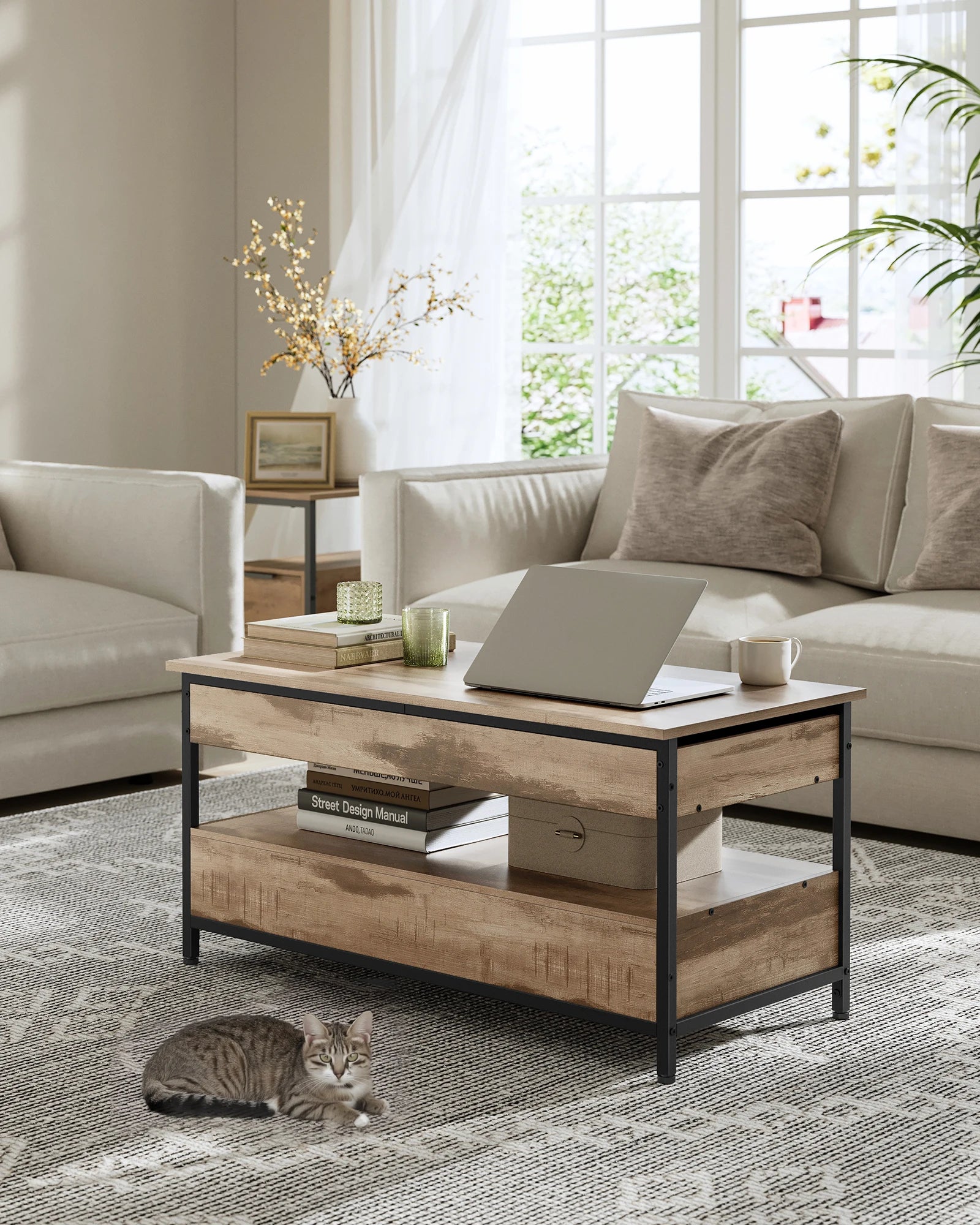 VASAGLE coffee table