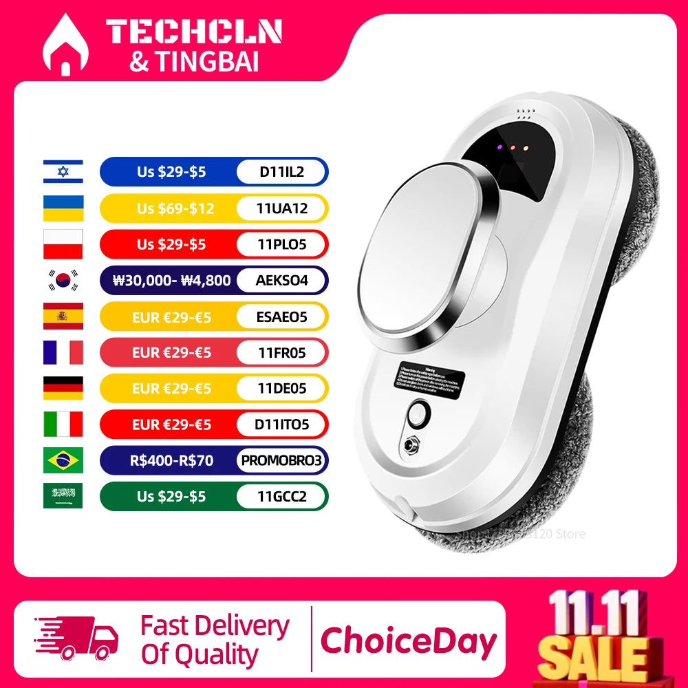 Intelligent Window Cleaning Robot Vacuum Cleaner Robot Window Cleaner