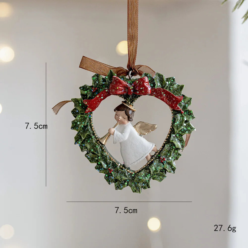 Pendants Creative Christmas Tree Toppers Fashion Santa Claus