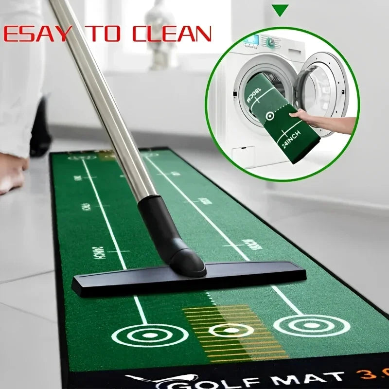 Golf Carpet Putting Mat Indoor Outdoor Training Putting Practice