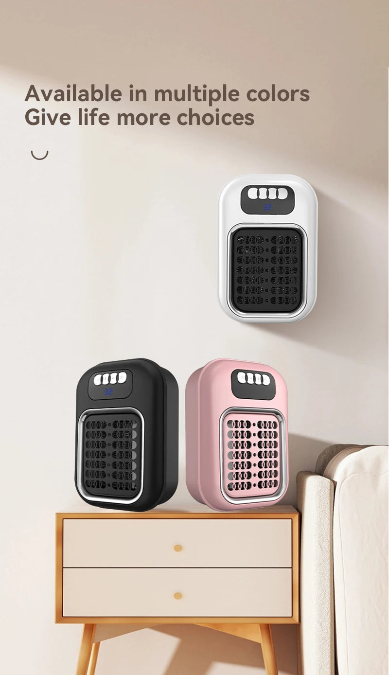Xiaomi New Portable Heater Mini Electric Heater Plug in Wall Room Heater
