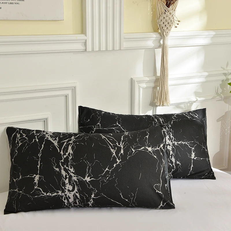 Black Marble Duvet Cover Sets Single/Queen/King Comforter