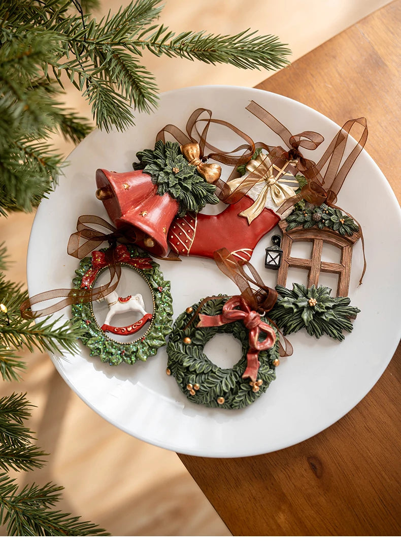 Pendants Creative Christmas Tree Toppers Fashion Santa Claus