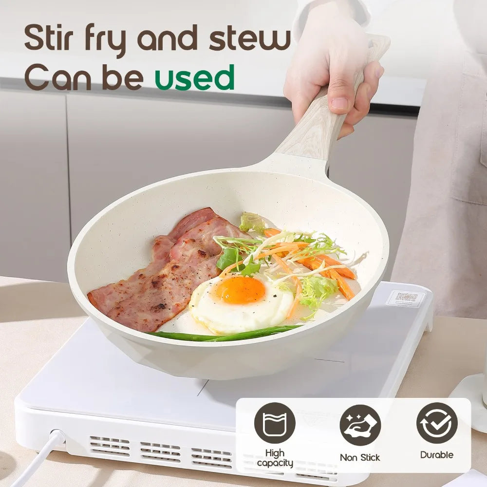 DONNOR 21pcs Pots and Pans Set Medical Stone Cookware Sets