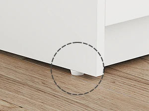 Hzuaneri Bedside Table with 3 Drawers