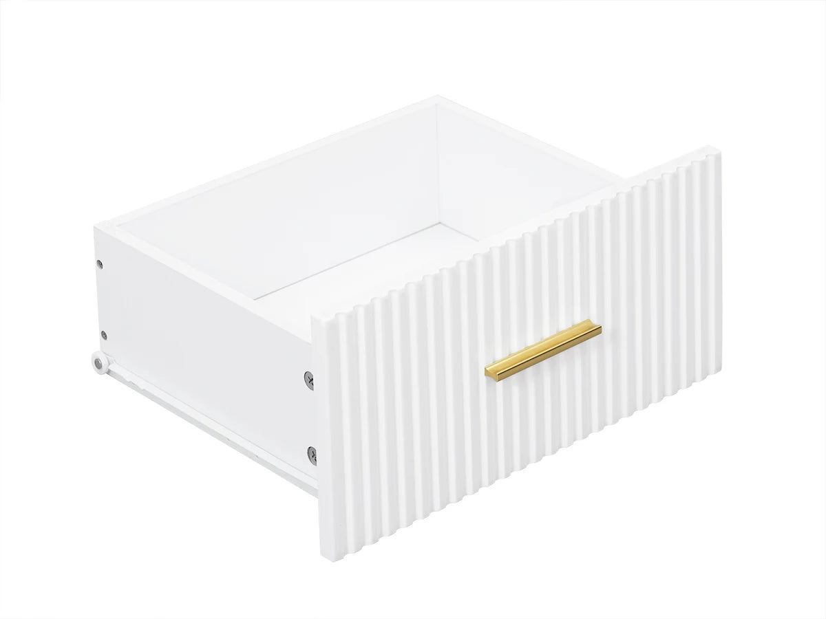 WOLTU Bedside Table Bedside Cabinet 2 Drawers Nightstand