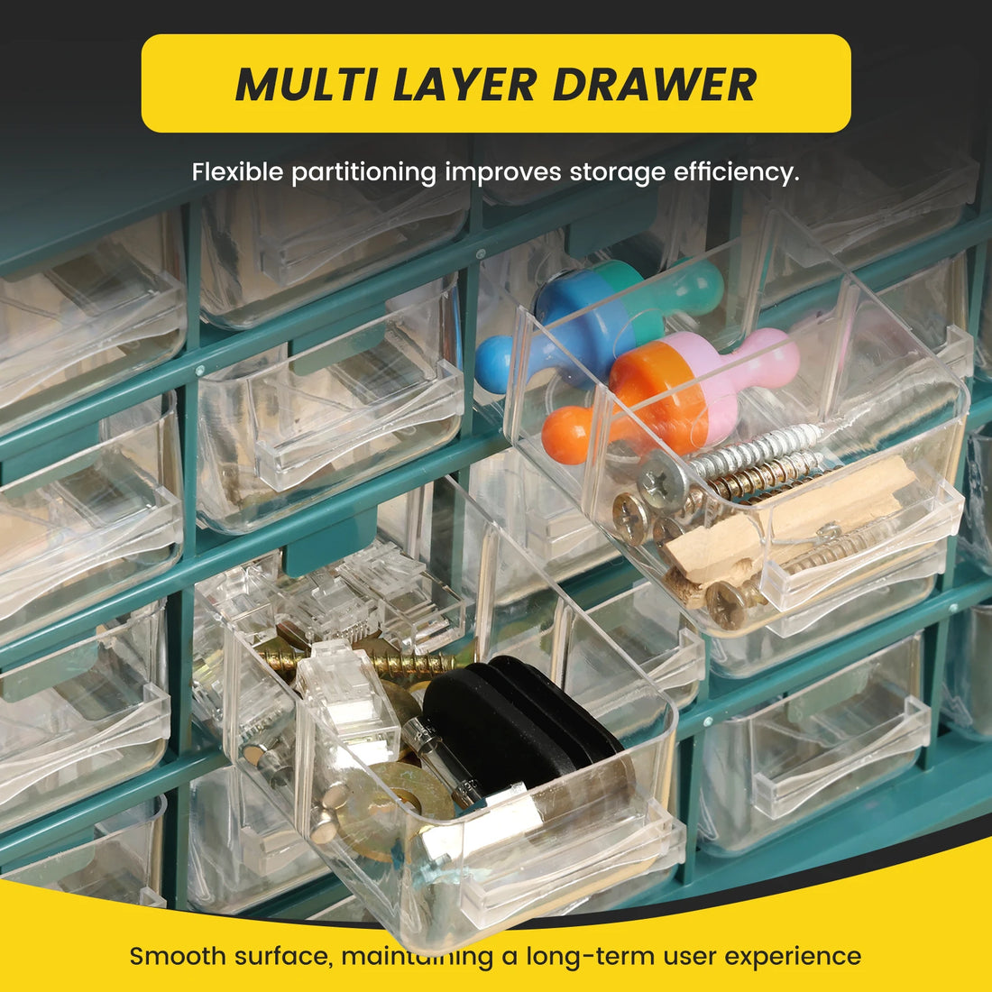 25 Drawer Plastic Drawer Storage Cabinet Storage Hardware and Craft Cabinet