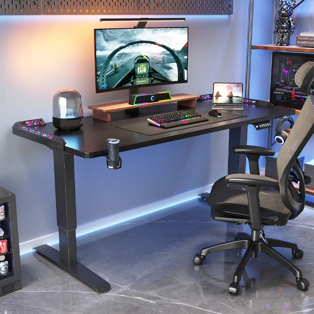 Height Adjustable Desk Motion Electric Sit Stand Up Down Computer Table